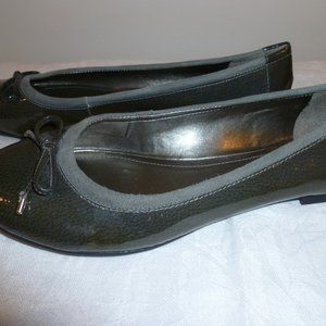 Patent Leather Upper ALEX MARIE Ballet Flats 7 1/2 M Gray Dillard's